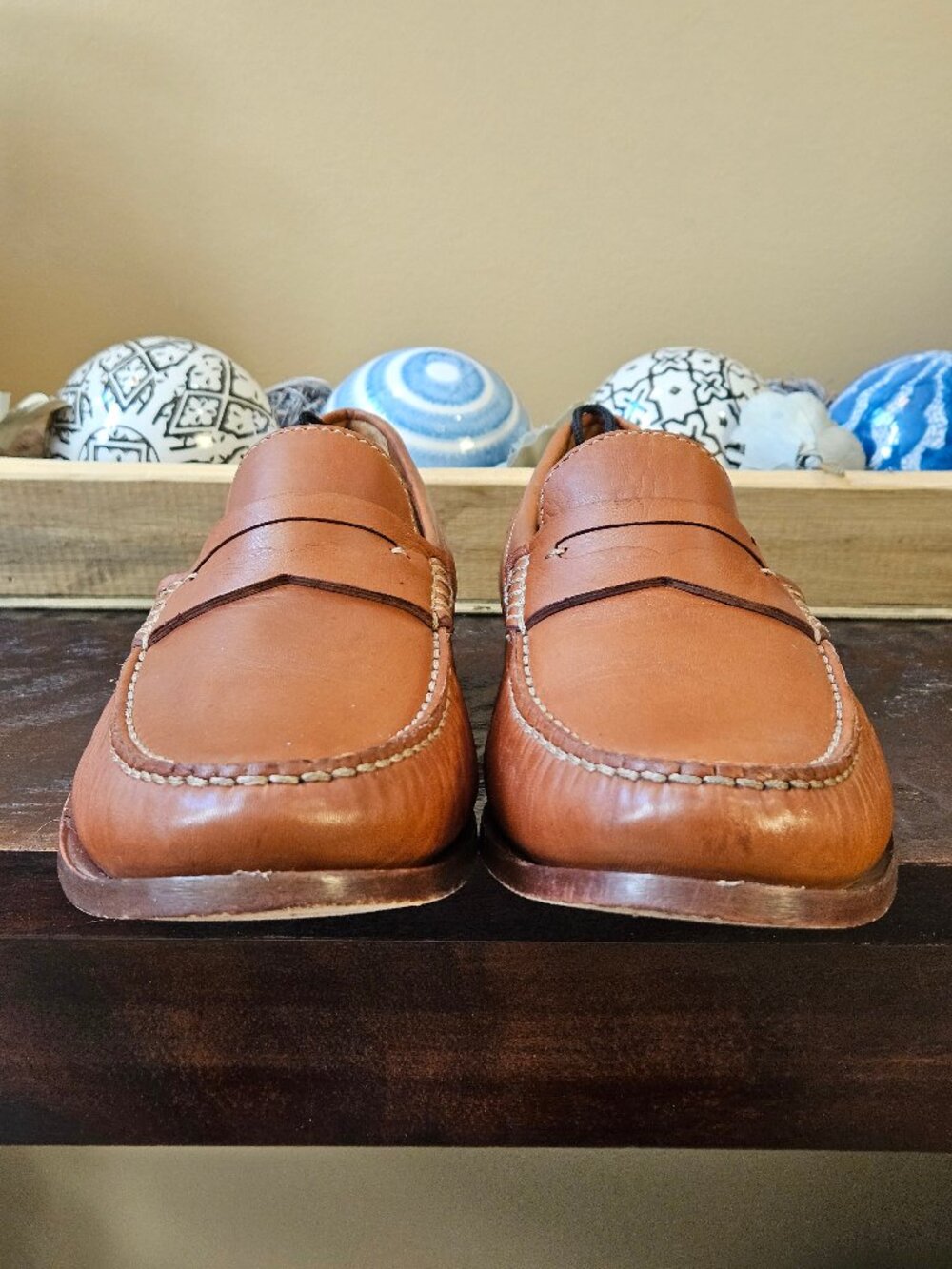 Trask Men's Leather Loafers, Caramel, Sz 11.5 - Picture 4 of 16